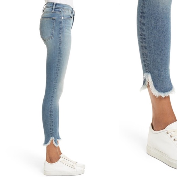 FRAME Le High Skinny Petal Hem Jeans - Picture 3 of 8